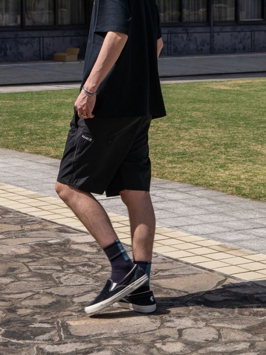 ROARK REVIVAL BOATMAN TECH SHORTS / Black