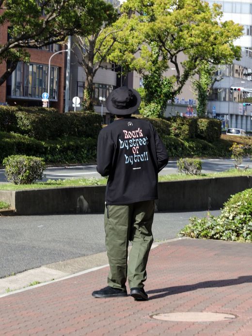 ROARK REVIVAL "B.S.B.T" LS TEE / Black