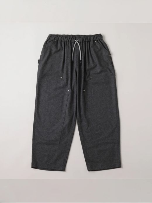 S.F.C CASHMERE WOOL DOUBLE KNEE PANTS / Grey M