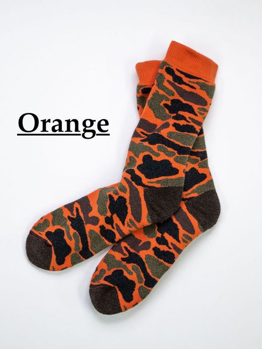 ROTOTO PILE CAMO CREW SOCKS