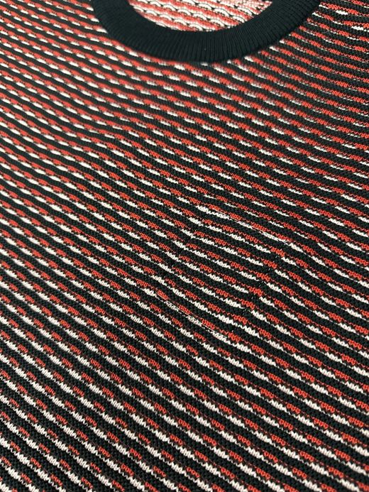 TENBOX CHAMELEON SWEATER / Red/black/white