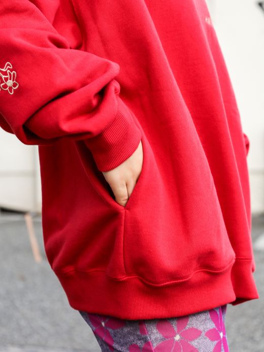 AMBERGLEAM AMBERGLEAM SWEAT HOODIE / Red