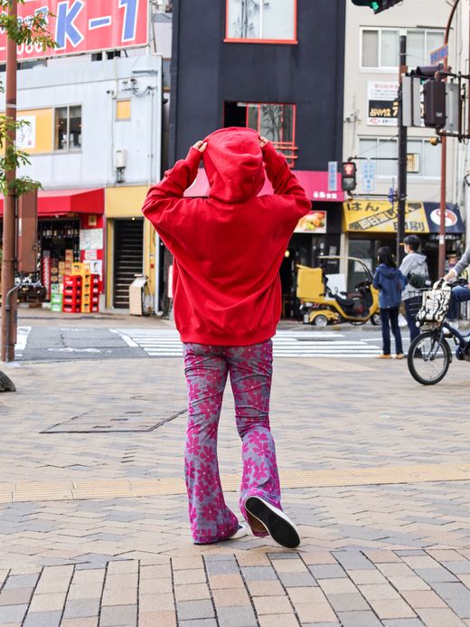 AMBERGLEAM AMBERGLEAM SWEAT HOODIE / Red