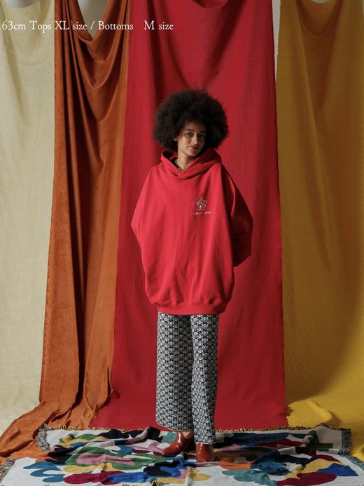 AMBERGLEAM AMBERGLEAM SWEAT HOODIE / Red