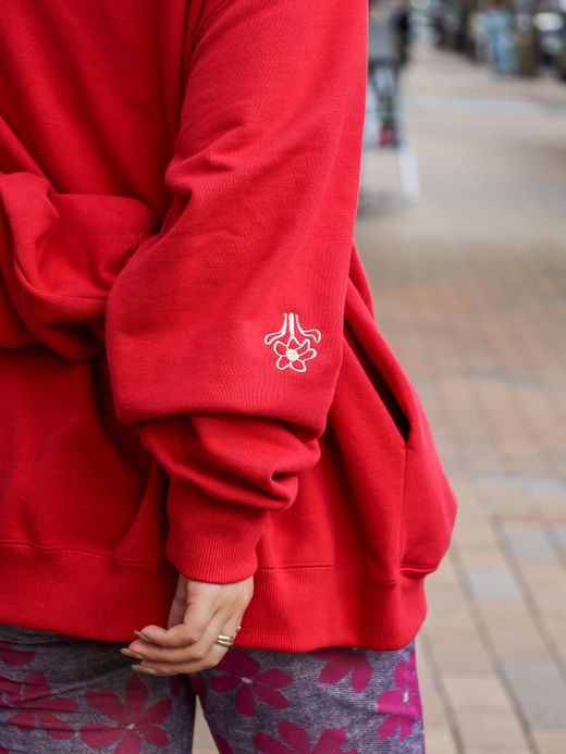 AMBERGLEAM AMBERGLEAM SWEAT HOODIE / Red