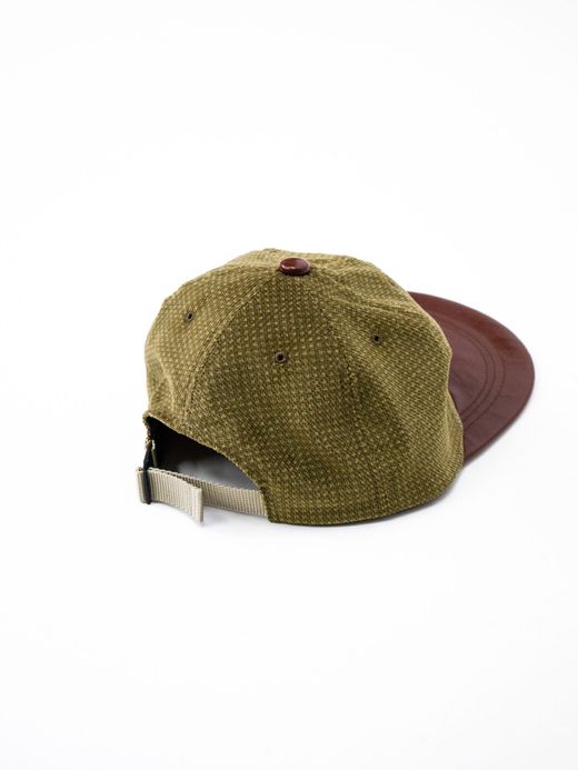 THE UNION CORDUROY CHECK CAP (DOT YO CAP) / Olive