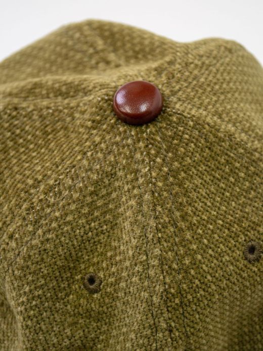 THE UNION CORDUROY CHECK CAP (DOT YO CAP) / Olive