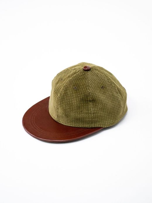 THE UNION CORDUROY CHECK CAP (DOT YO CAP) / Olive