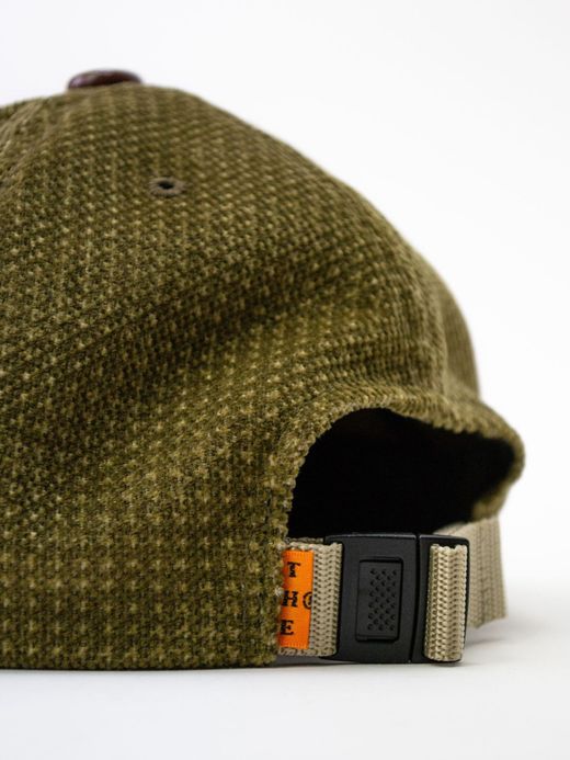THE UNION CORDUROY CHECK CAP (DOT YO CAP) / Olive