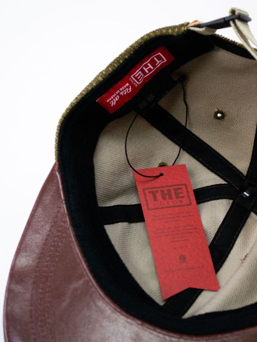 THE UNION CORDUROY CHECK CAP (DOT YO CAP) / Olive