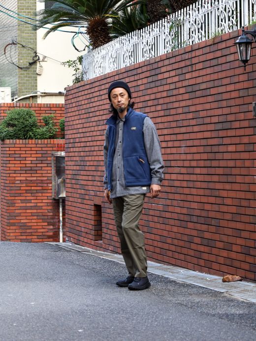 L.L.Bean MEN'S MOUNTAIN CLASSIC FLEECE VEST / Nautical Navy