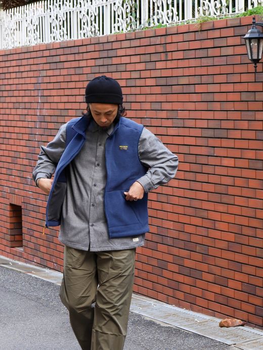 L.L.Bean MEN'S MOUNTAIN CLASSIC FLEECE VEST / Nautical Navy