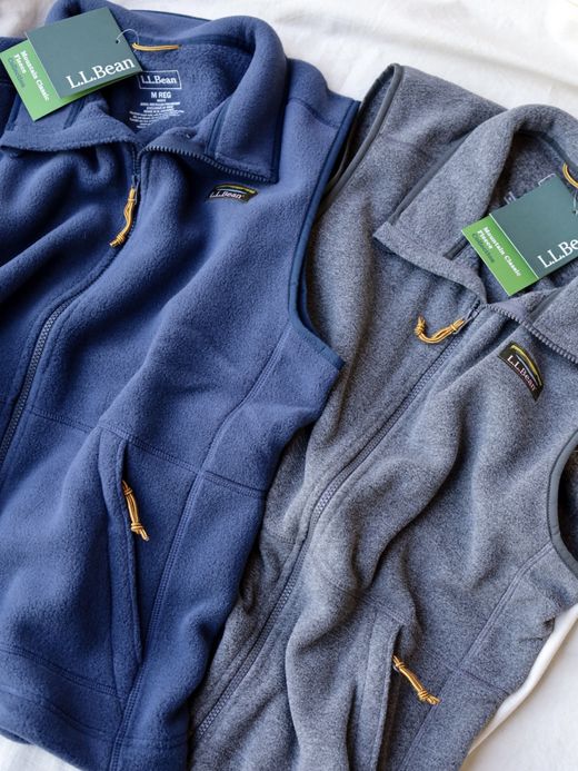 L.L.Bean MEN'S MOUNTAIN CLASSIC FLEECE VEST / Nautical Navy