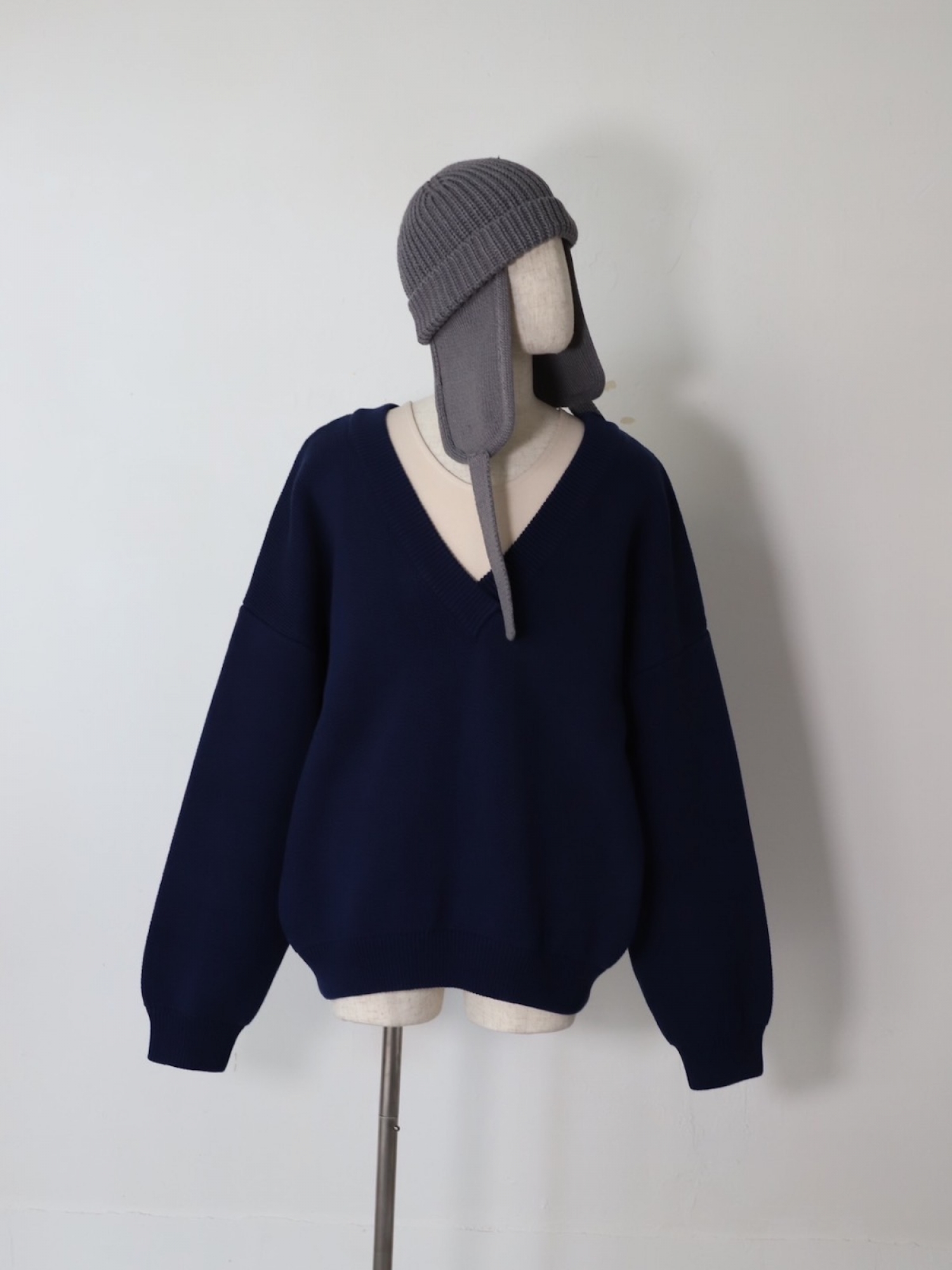 帽子 AMBERGLEAM CUSTOM KNIT CAP AMBERGLEAM CUSTOM KNIT CAP / Gray | FLATBUSH（フラット
