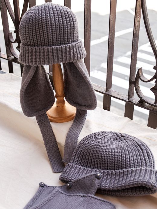 AMBERGLEAM CUSTOM KNIT CAP / Gray