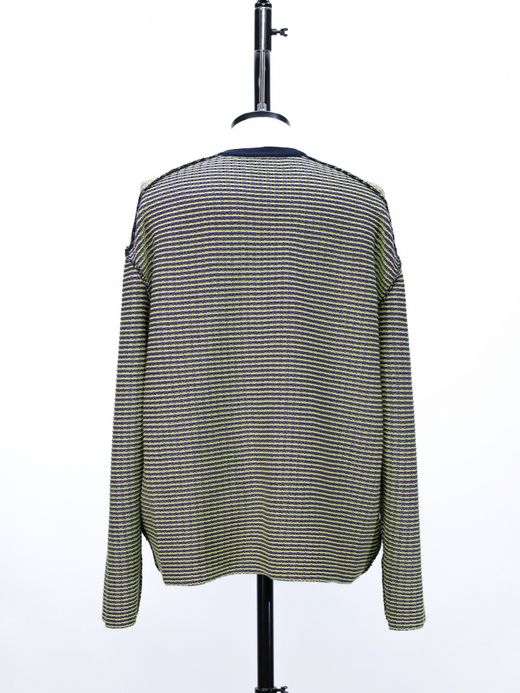 TENBOX CHAMELEON SWEATER / Purple yellow black