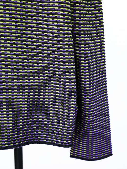 TENBOX CHAMELEON SWEATER / Purple yellow black