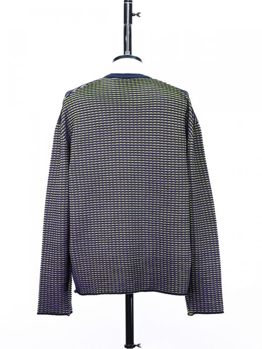 TENBOX CHAMELEON SWEATER / Purple yellow black
