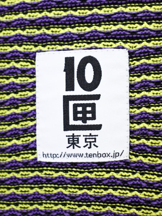TENBOX CHAMELEON SWEATER / Purple yellow black