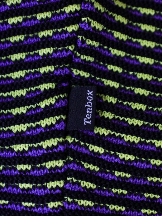 TENBOX CHAMELEON SWEATER / Purple yellow black