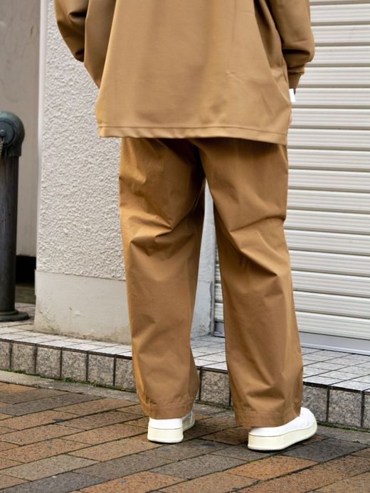 S.F.C WIDE PANTS / Wood block