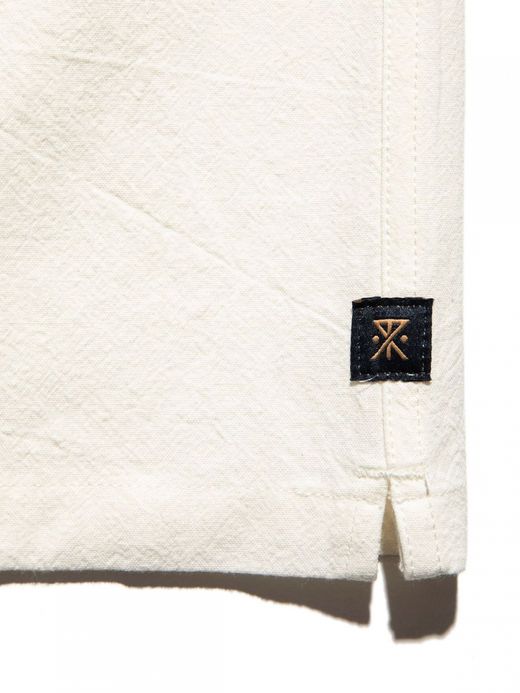 ROARK REVIVAL LA BODA GONZO S/S WOVEN / Bone