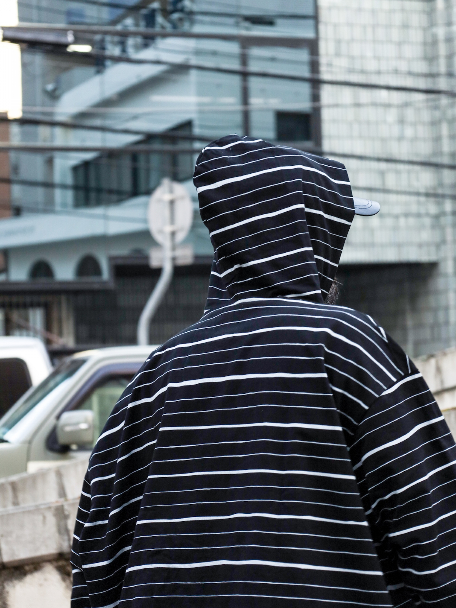 トップス S.F.C HOODIE SIDE STRIPES LS TEE Black S.F.C HOODIE MIX SIDE STRIPES LS TEE / Black-white