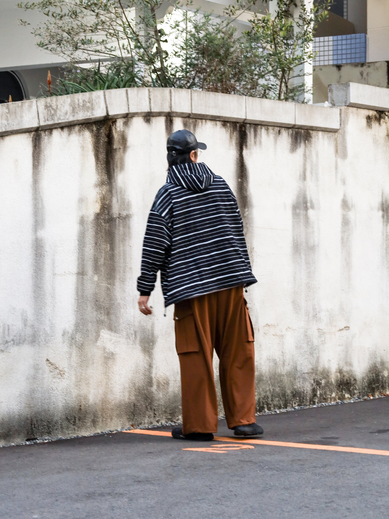トップス S.F.C HOODIE SIDE STRIPES LS TEE Black S.F.C HOODIE MIX SIDE STRIPES LS TEE / Black-white