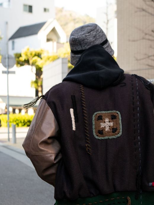 VOO TIGER STYLE HOODY / Black