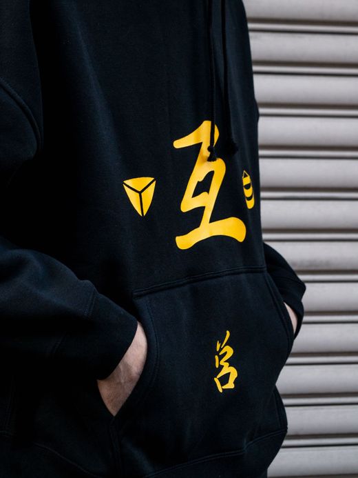 VOO TIGER STYLE HOODY / Black