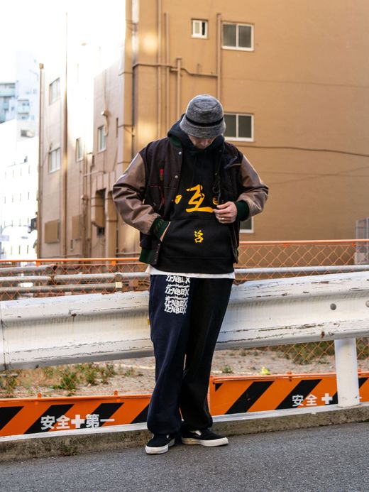 VOO TIGER STYLE HOODY / Black