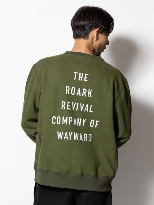 ROARK REVIVAL "COMPANY OF WAYWARD" CREW SWEAT / Army