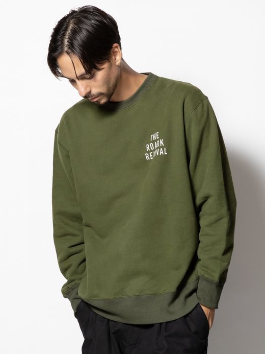 ROARK REVIVAL "COMPANY OF WAYWARD" CREW SWEAT / Army