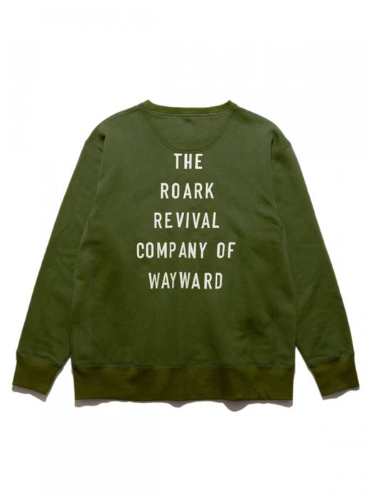 ROARK REVIVAL "COMPANY OF WAYWARD" CREW SWEAT / Army