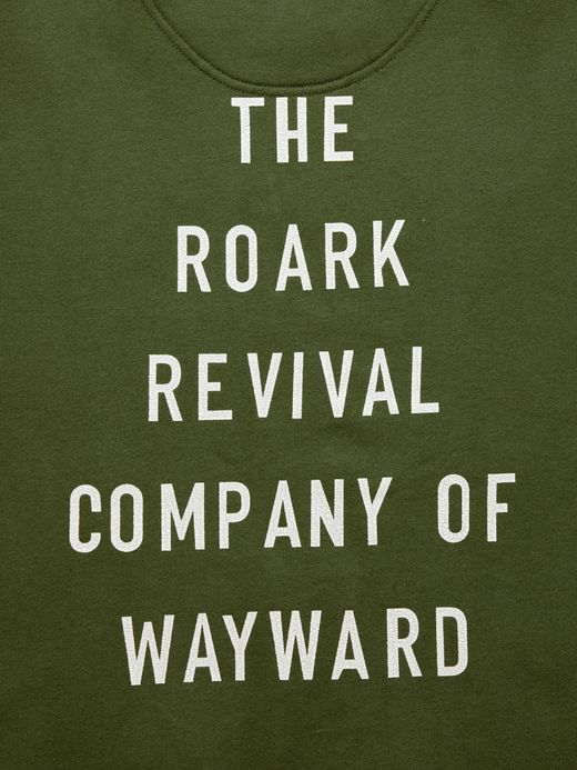 ROARK REVIVAL "COMPANY OF WAYWARD" CREW SWEAT / Army