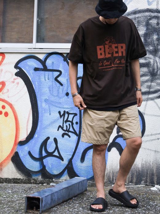 JHANKSON BEER GIRL TEE / Brown