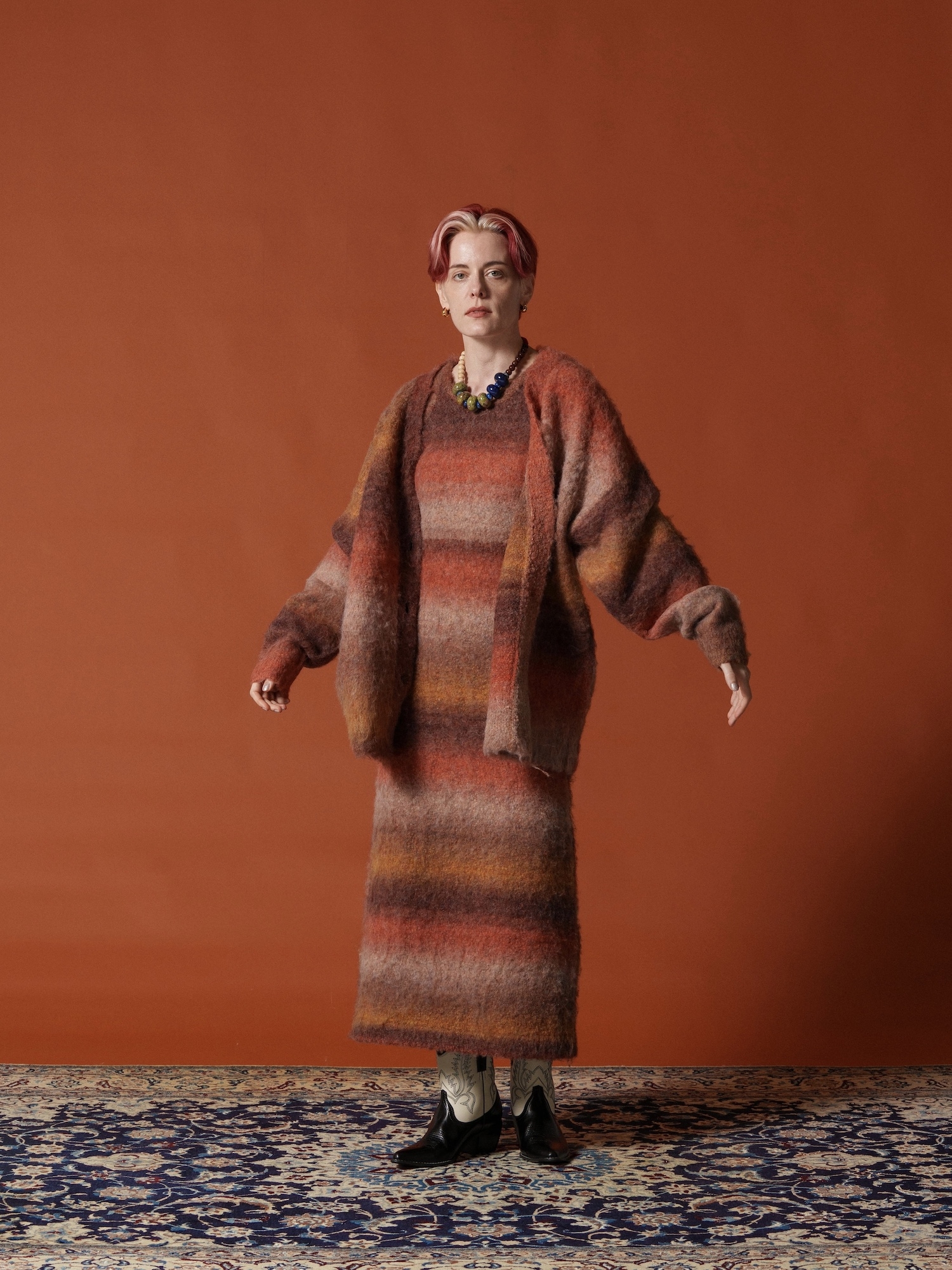 AMBERGLEAM SOFT LIGHT KNIT CARDIGAN / 4colors | FLATBUSH