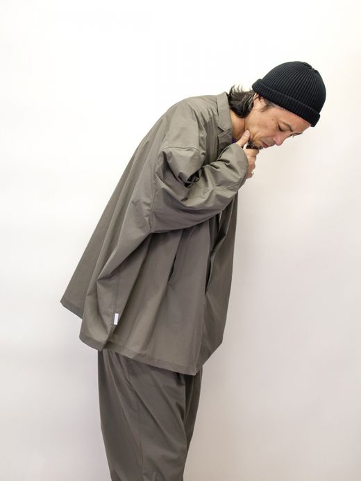 S.F.C NYLON SHIRTS JACKET / Greige