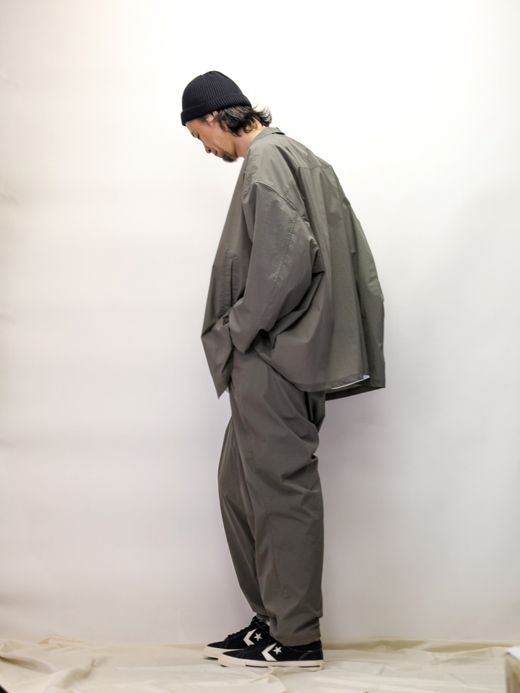 S.F.C NYLON SHIRTS JACKET / Greige