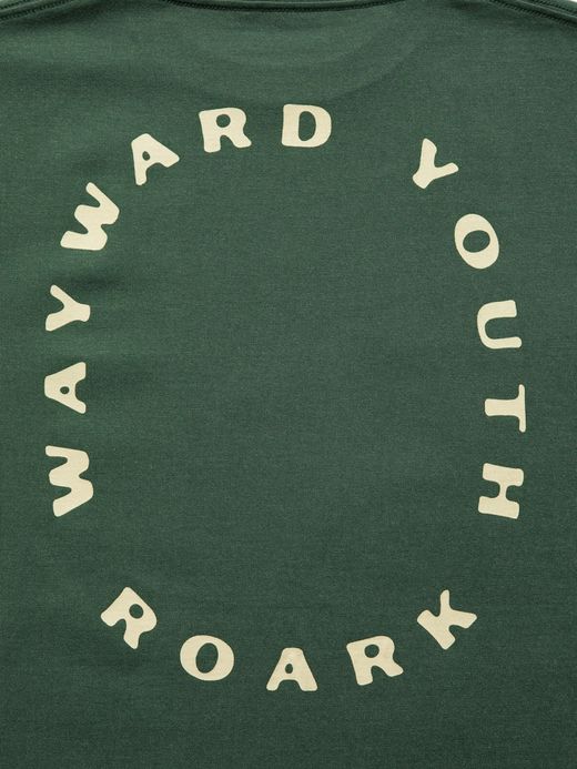 ROARK REVIVAL "WAYWARD YOUTH" FINE TECH DRY TEE / Forest