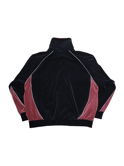 VOO VELOUR TRACK JACKET / Black