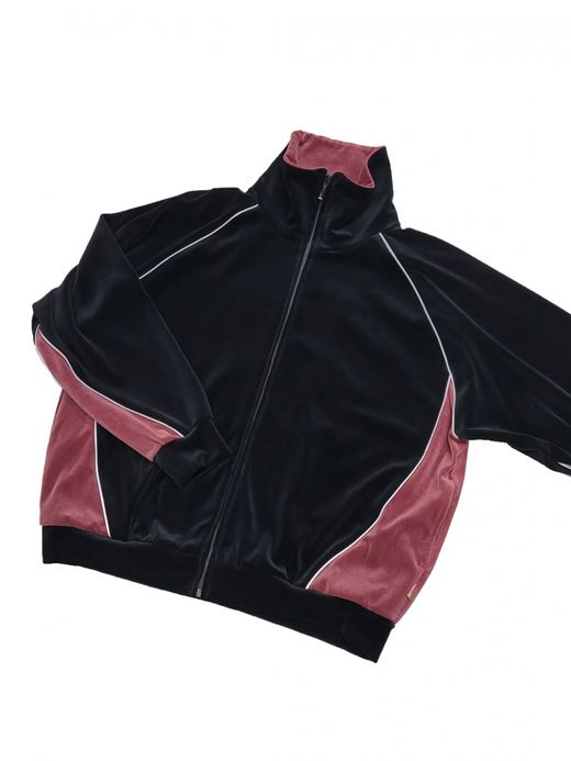VOO VELOUR TRACK JACKET / Black