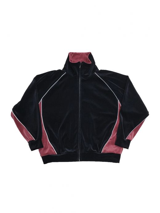 VOO VELOUR TRACK JACKET / Black