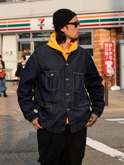 ANACHRONORM LIGHToz BM DENIM COVERALL / One wash