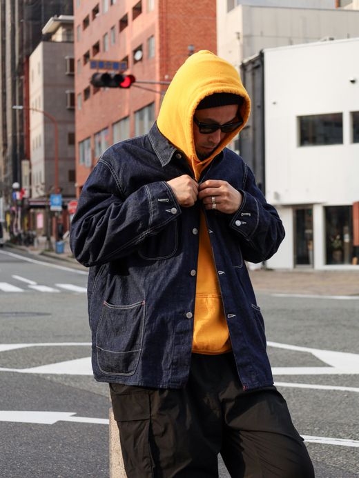ANACHRONORM LIGHToz BM DENIM COVERALL / One wash