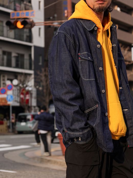 ANACHRONORM LIGHToz BM DENIM COVERALL / One wash