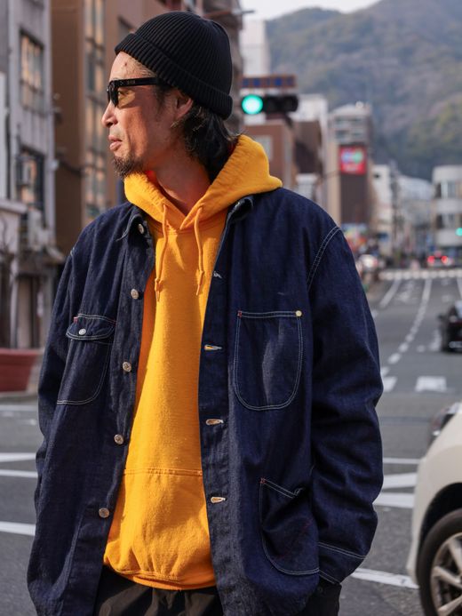 ANACHRONORM LIGHToz BM DENIM COVERALL / One wash