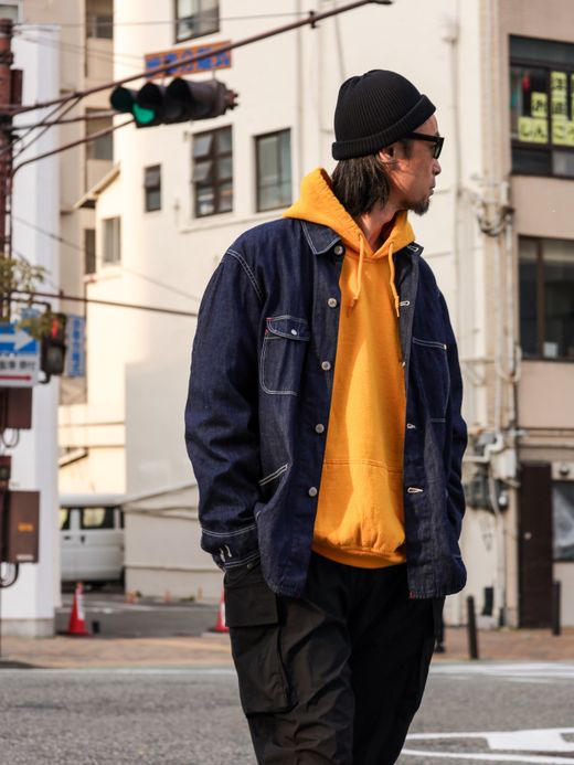 ANACHRONORM LIGHToz BM DENIM COVERALL / One wash