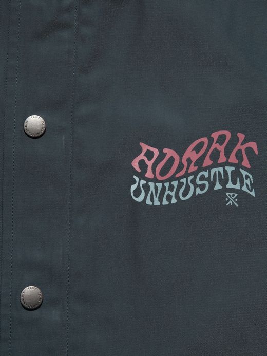 ROARK REVIVAL "THE MESSENGER" COACHES JACKET / D.green