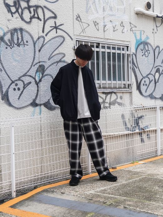 Audience VORTEX 8オンス モックネックバルーン L/S TEE / Silver gray